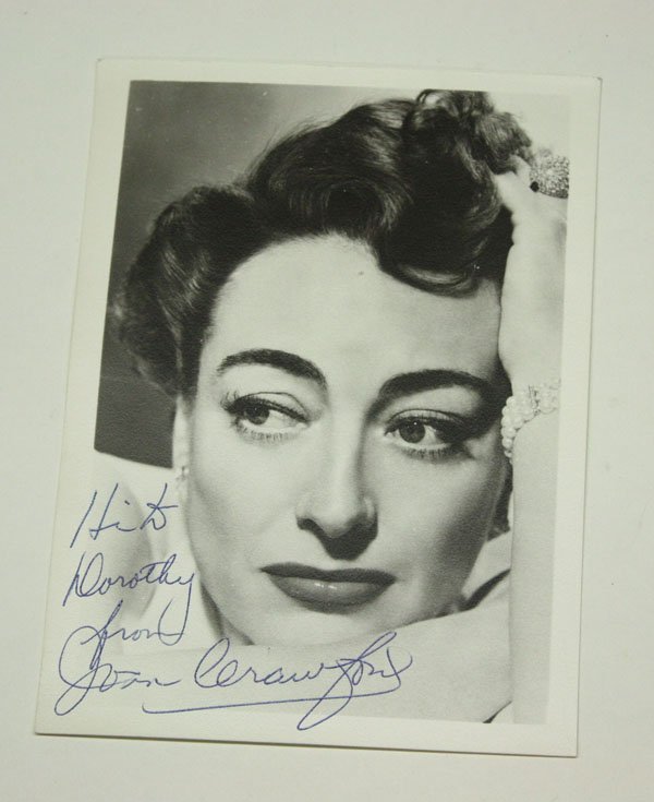 Signed celebrity photographs