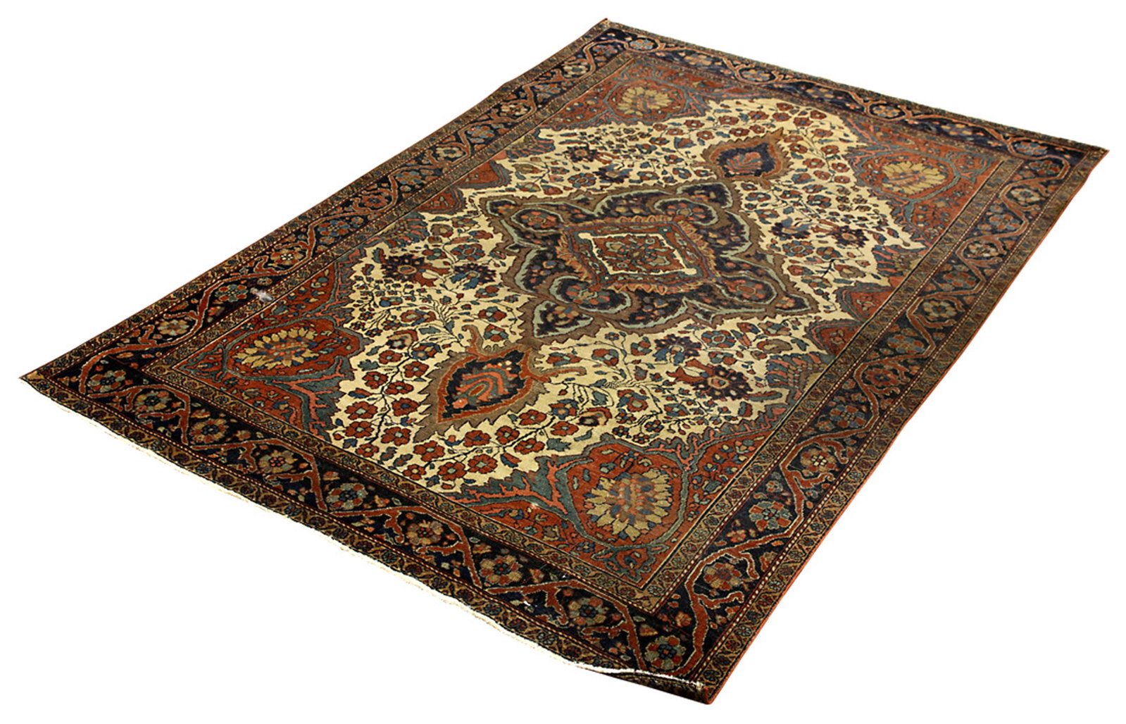 A Persian Farahan Sarouk carpet: A Persian Farahan Sarouk carpet, 4'3" x 6'5"