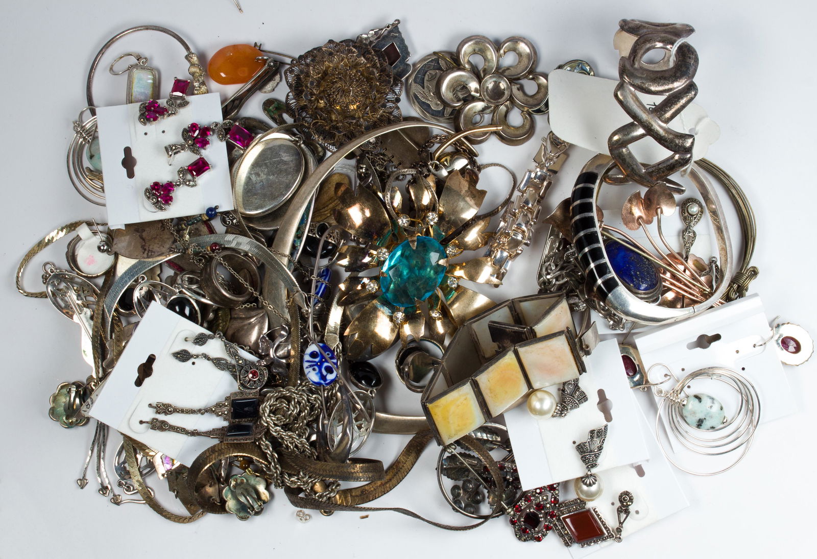 Collection of multi-stone, sterling silver, metal (1 of 1)