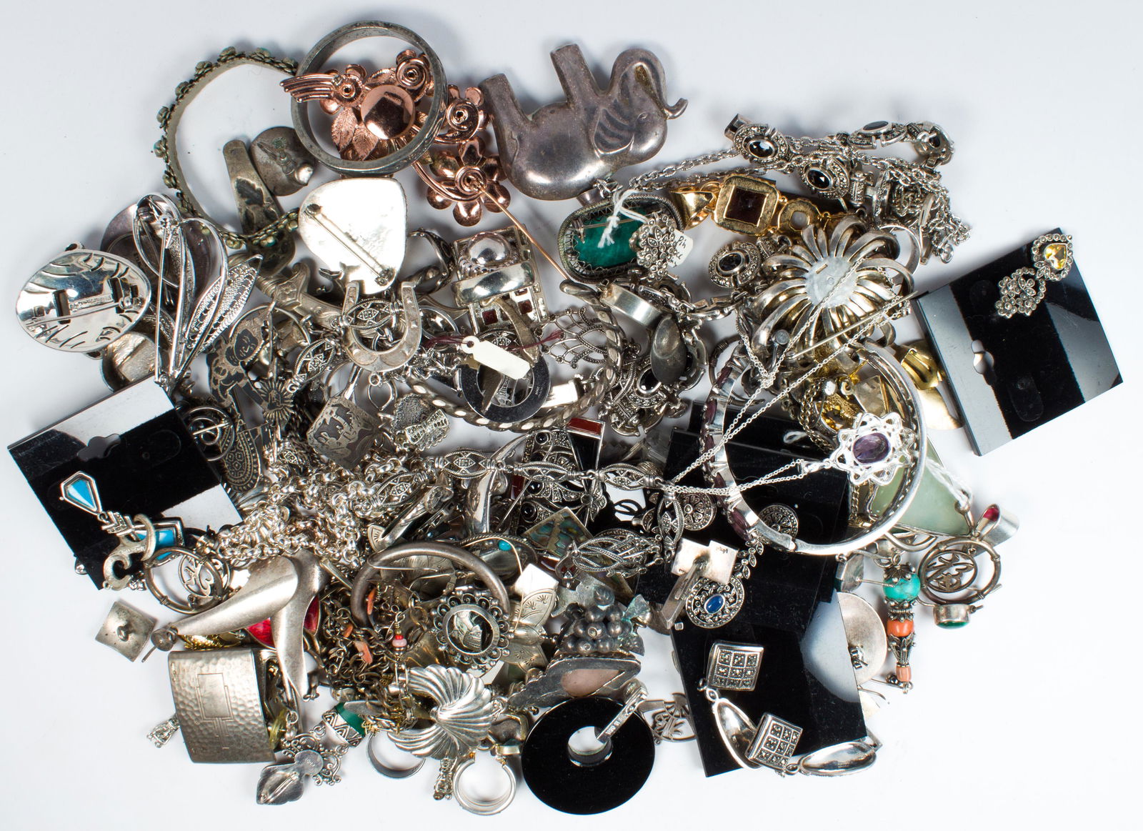 Collection of sterling silver, silver and costume (1 of 1)