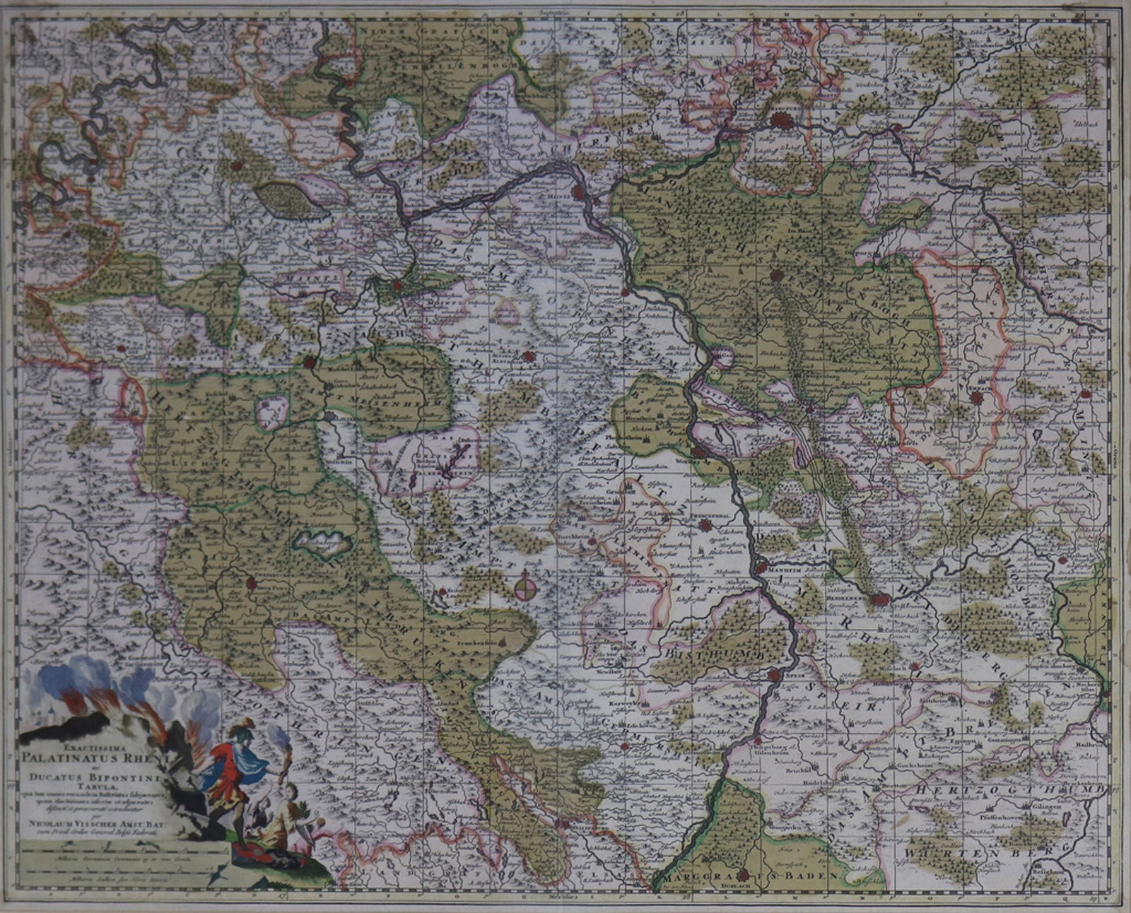 Map, Nicolaes Visscher (1 of 3)