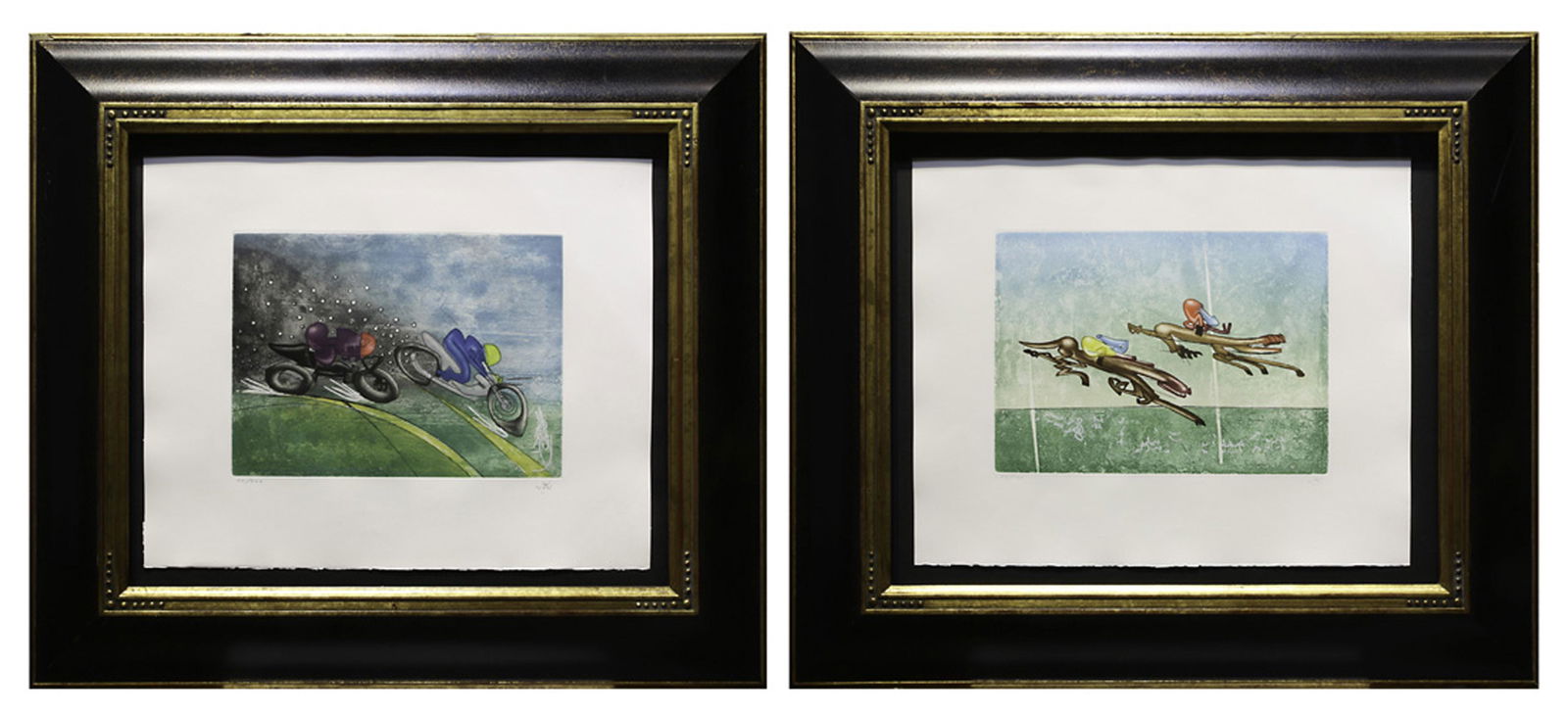 Prints, Horse Race and Motorcycle Race (1 of 1)