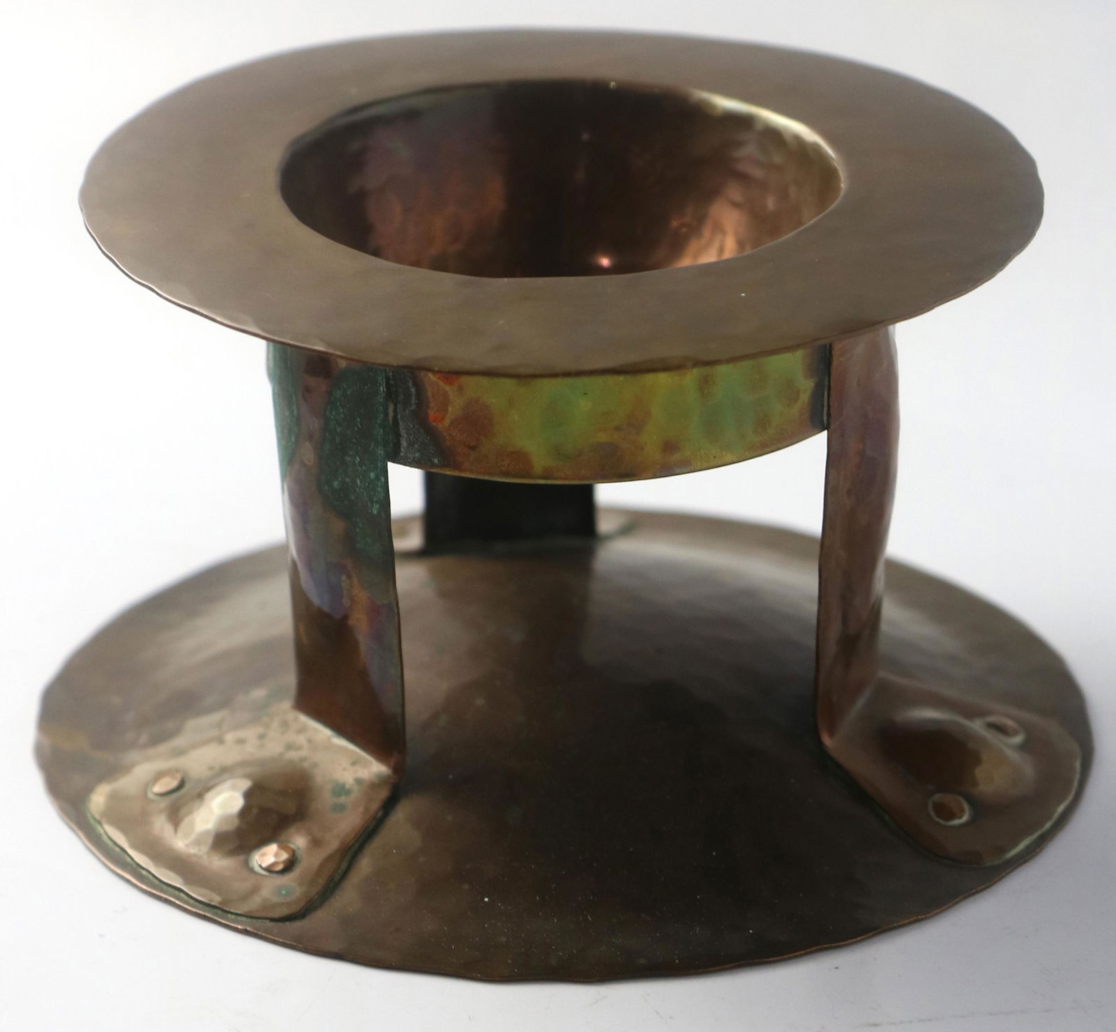 Hammered copper warming dish (1 of 1)