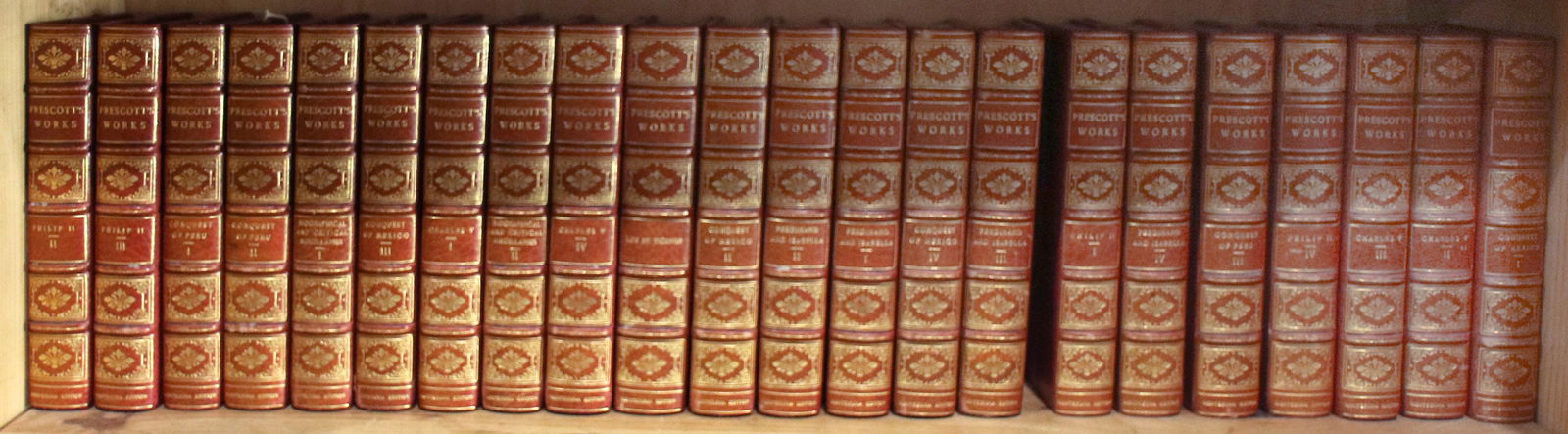 The collected works of William H. Prescott in 16 (1 of 4)