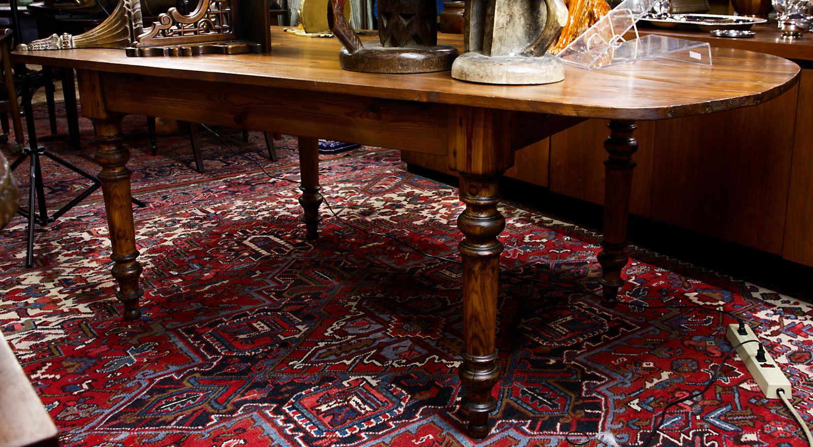 A French Primitive pine work table circa 1800 (1 of 1)