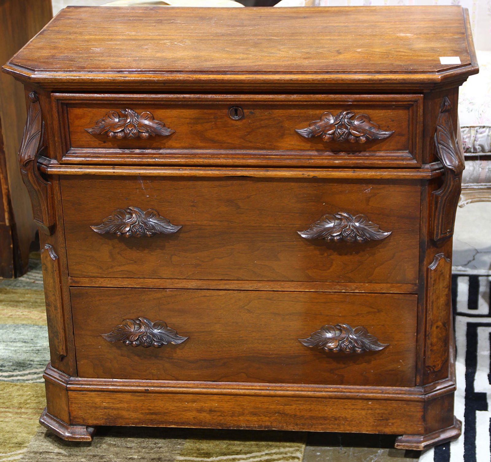 American Renaissance Revival chest of drawers (1 of 2)