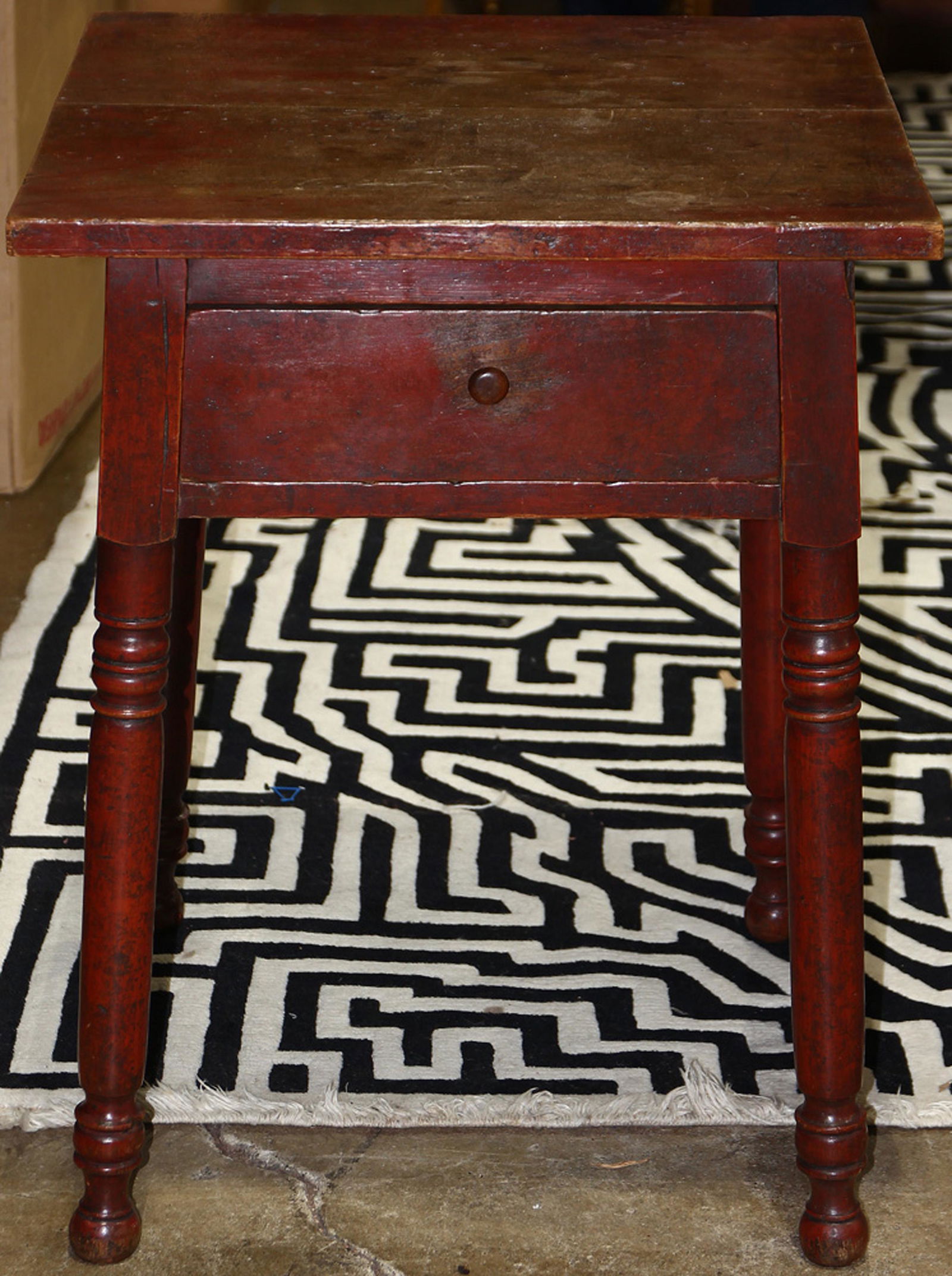 American Primitive work table circa 1840 (1 of 1)