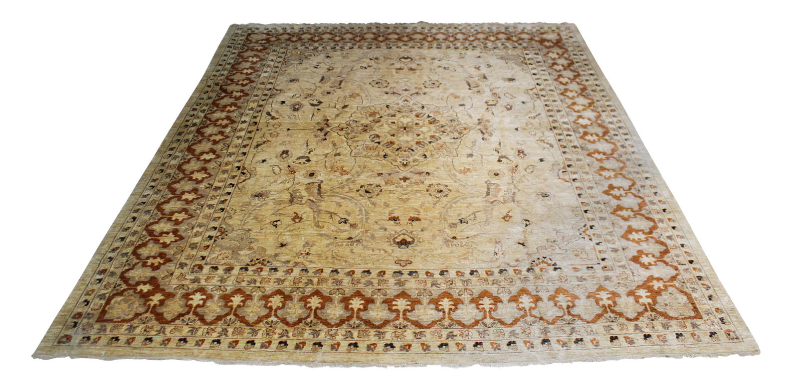 Pakistani Oushak carpet, 12'1" x 14'6" (1 of 5)