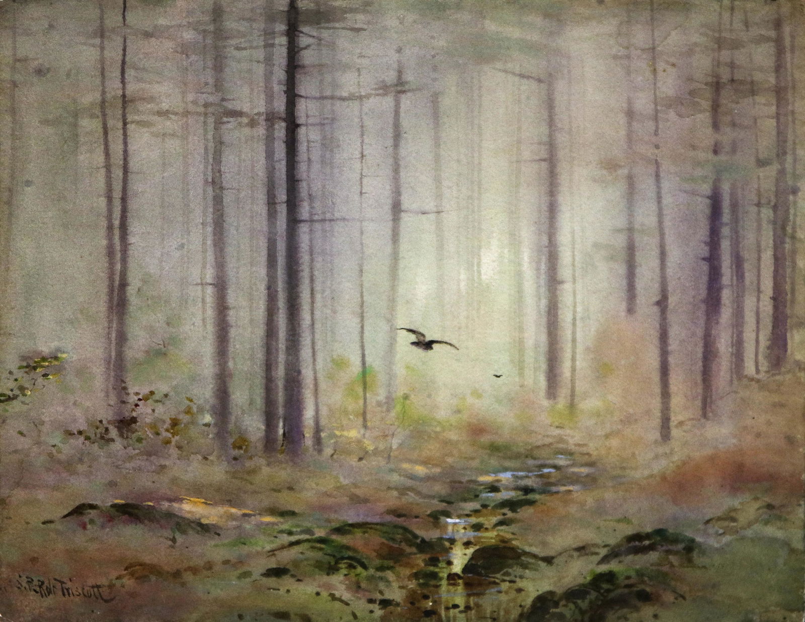 Watercolor, Samuel Peter Rolt Triscott (1 of 4)