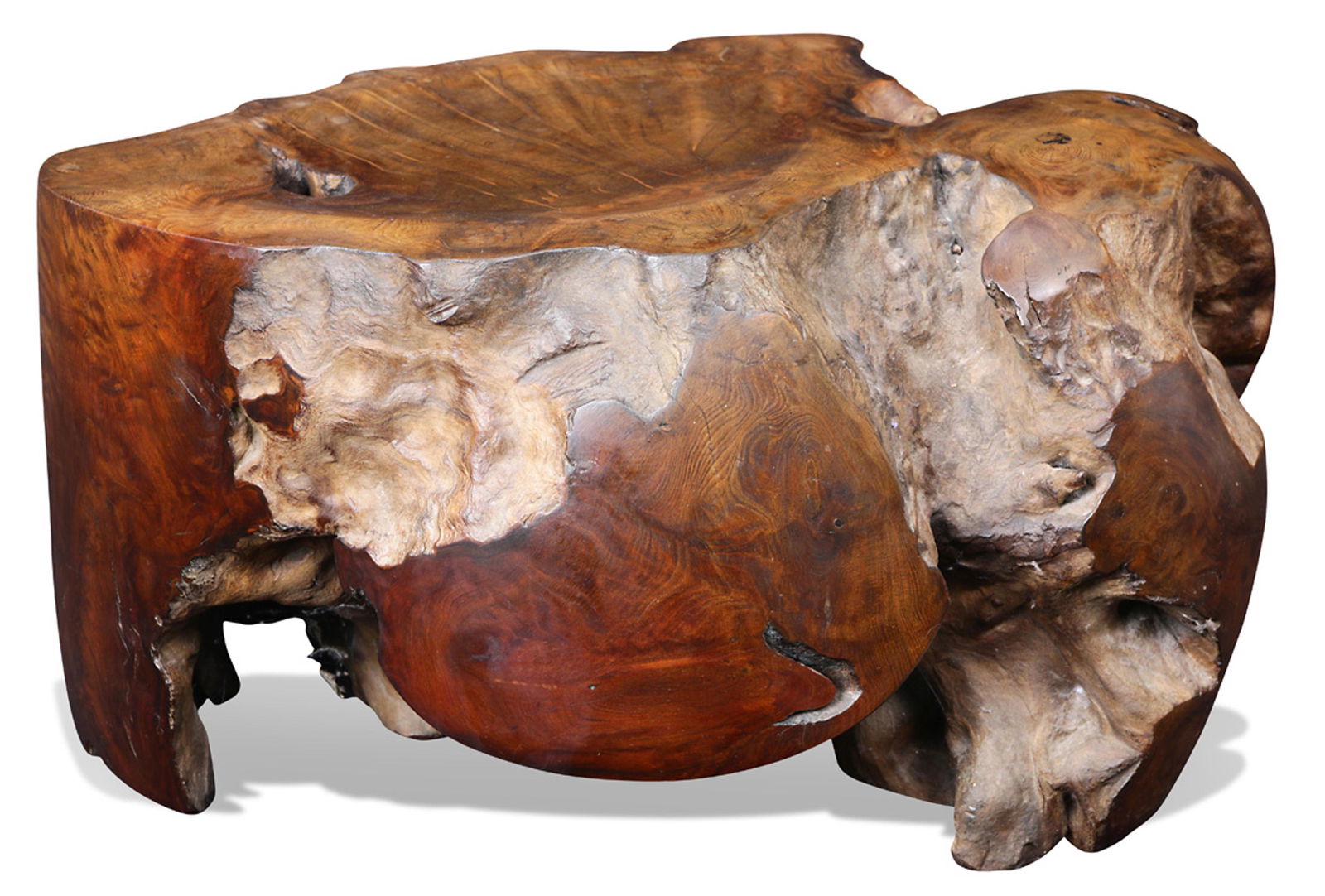A JB Blunk style walnut burl stool (1 of 5)