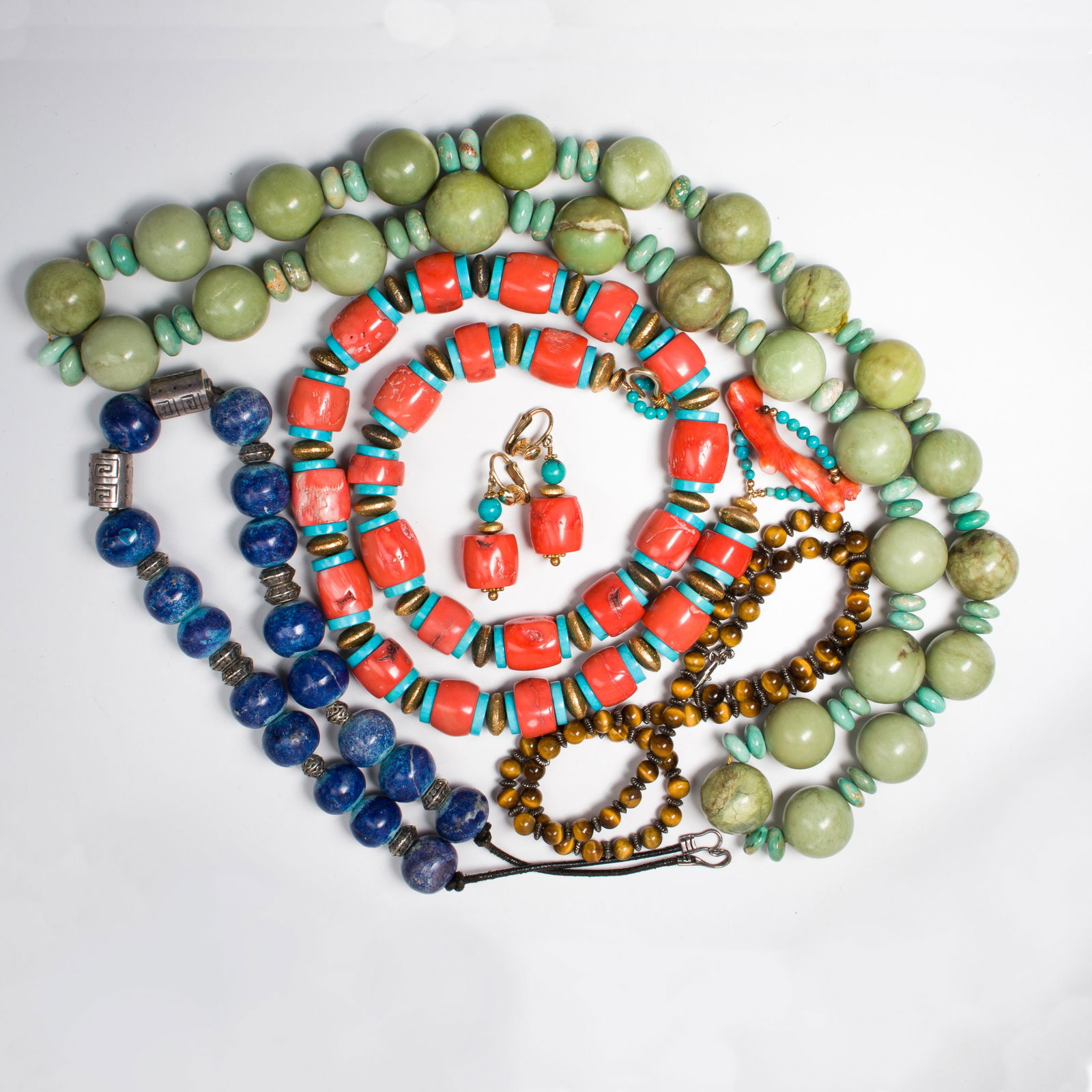 A group of hardstone jewelry (1 of 1)