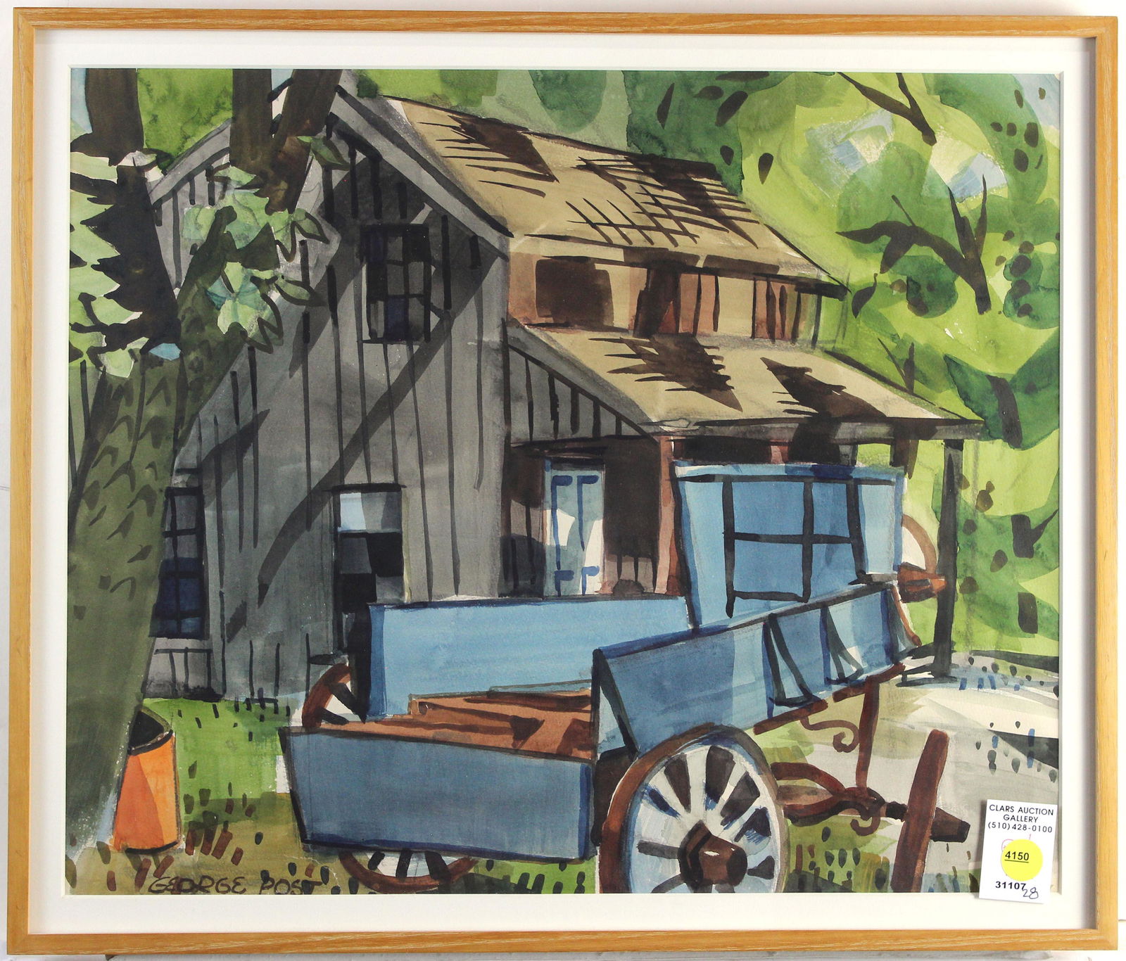 Watercolor, George Booth Post (1 of 1)