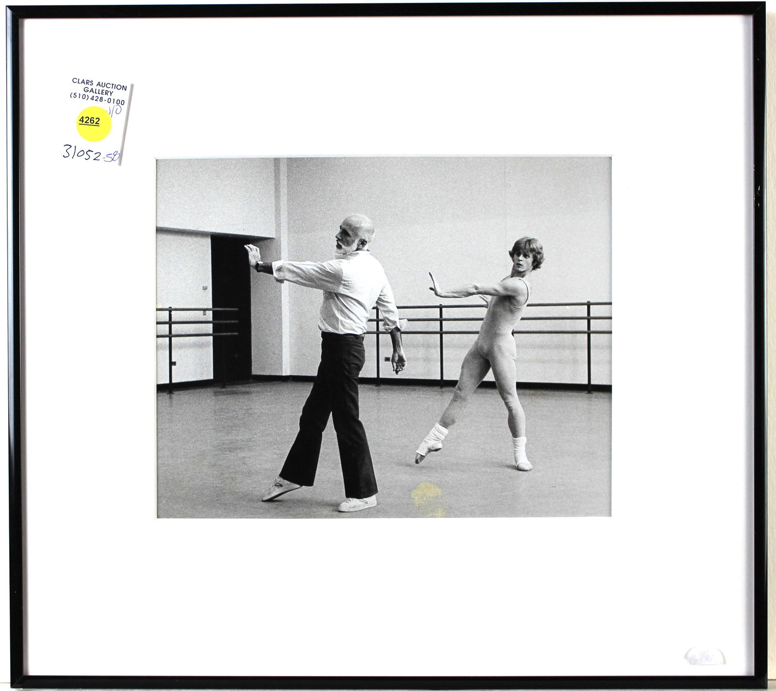 Photograph, Martha Swope: Martha Swope (American, 1928-2017), Mikhail Baryshnikov, gelatin silver print, artist stamp verso, overall (with frame): 14.25"h x 15.75"w