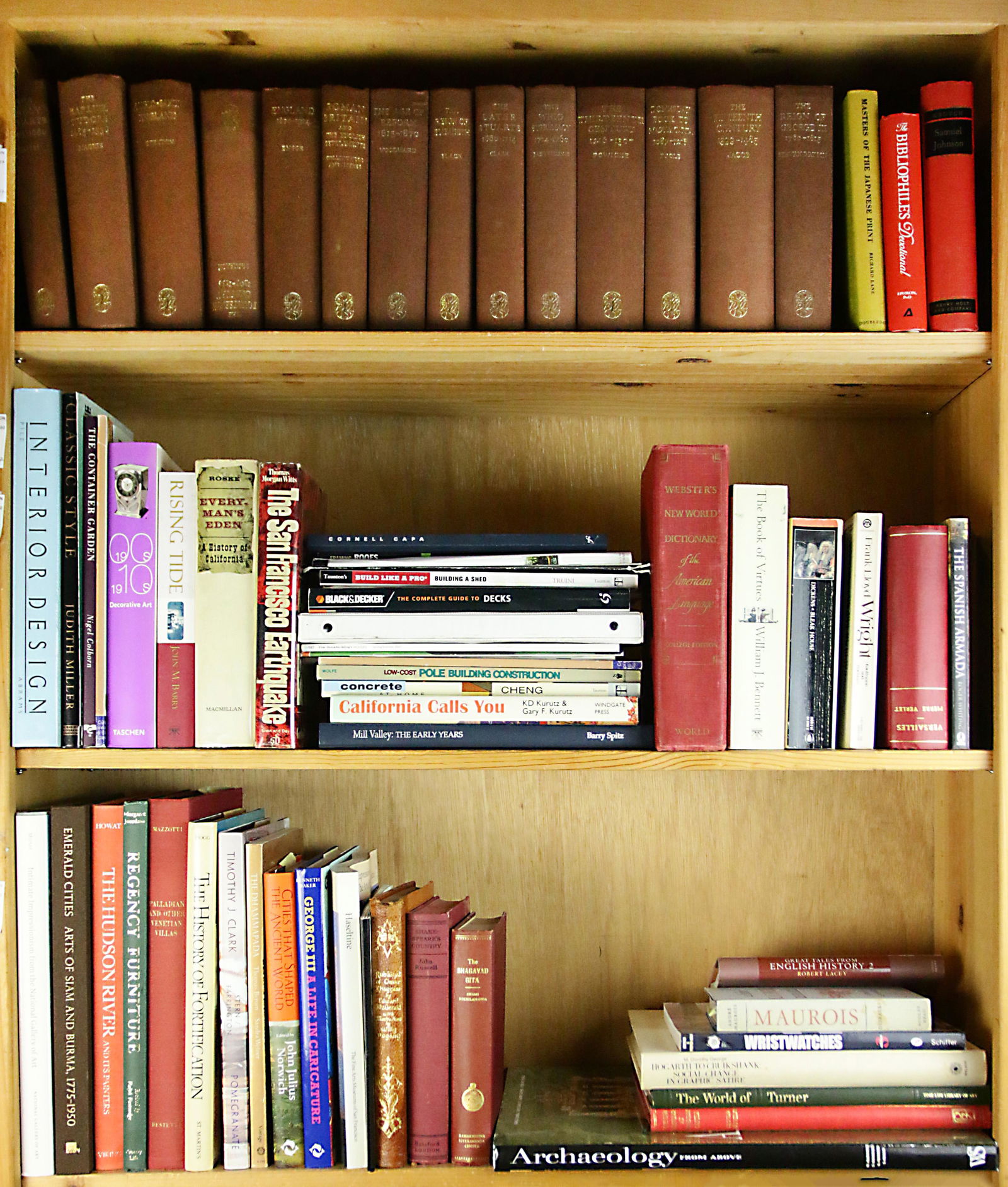 Three shelves of books on philosophy, polictics, (1 of 1)