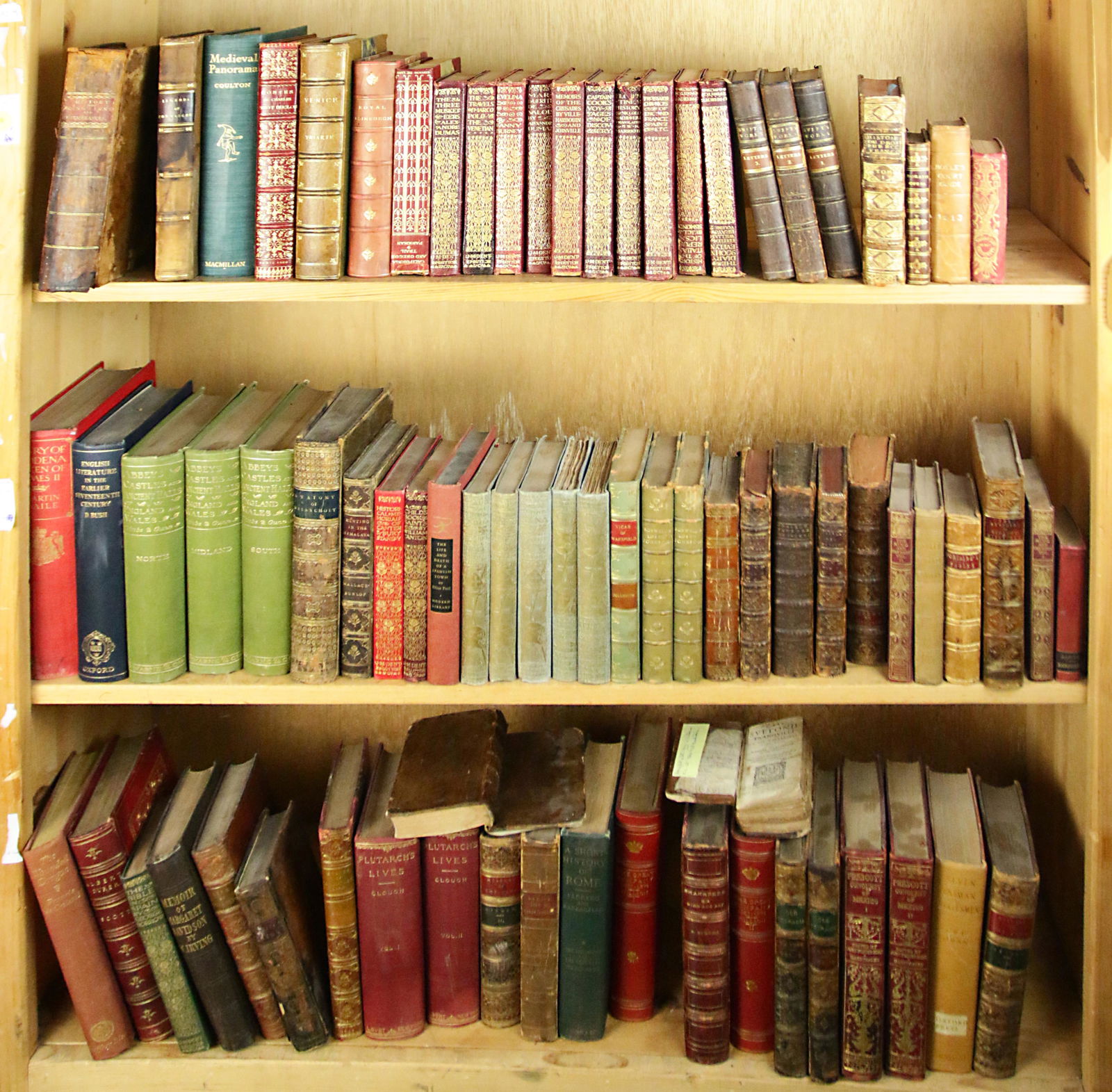 (lot of approx. 76) Early texts on literature, history, (1 of 3)