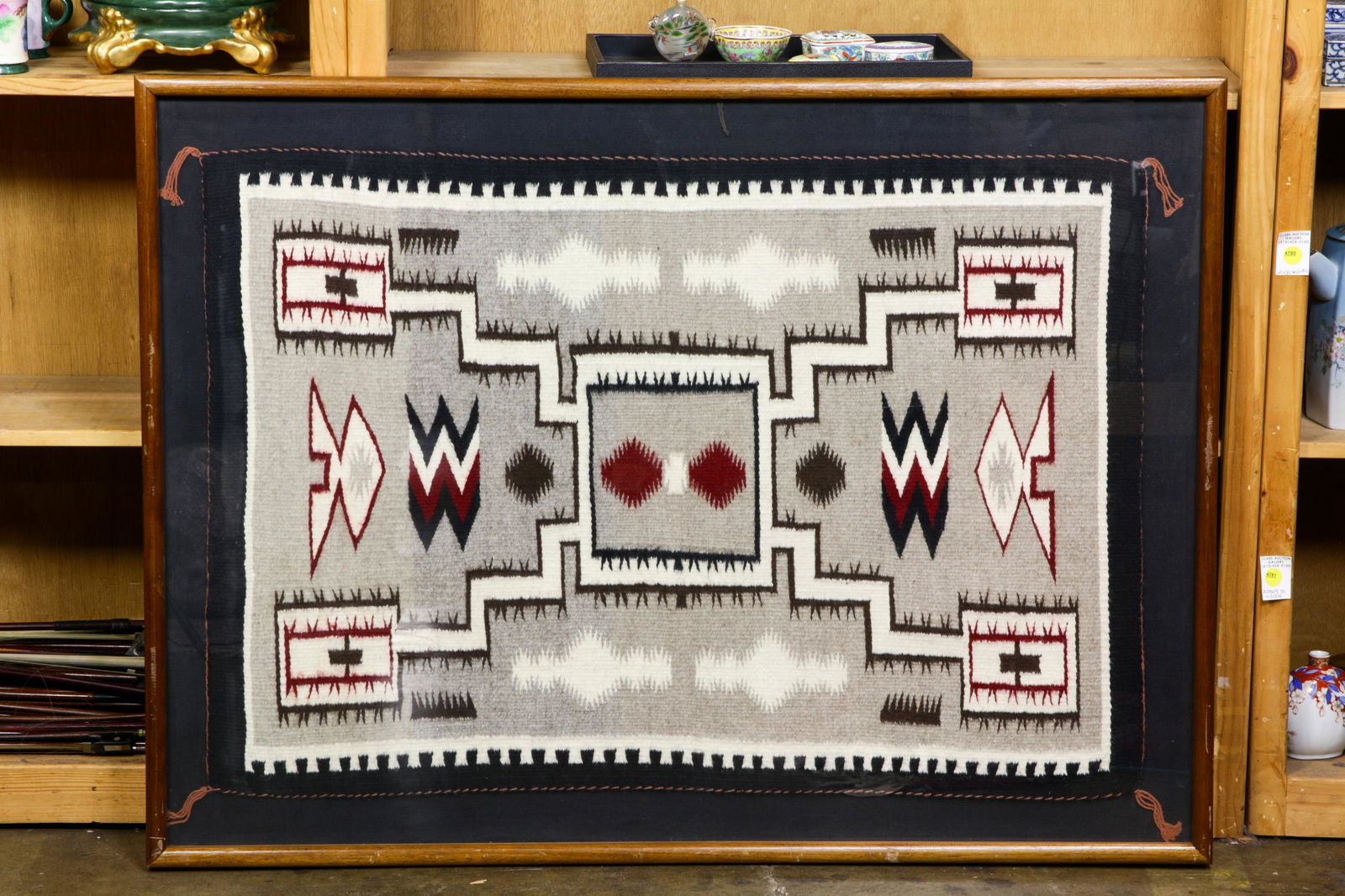 Navajo Two Grey Hills wool rug (1 of 1)
