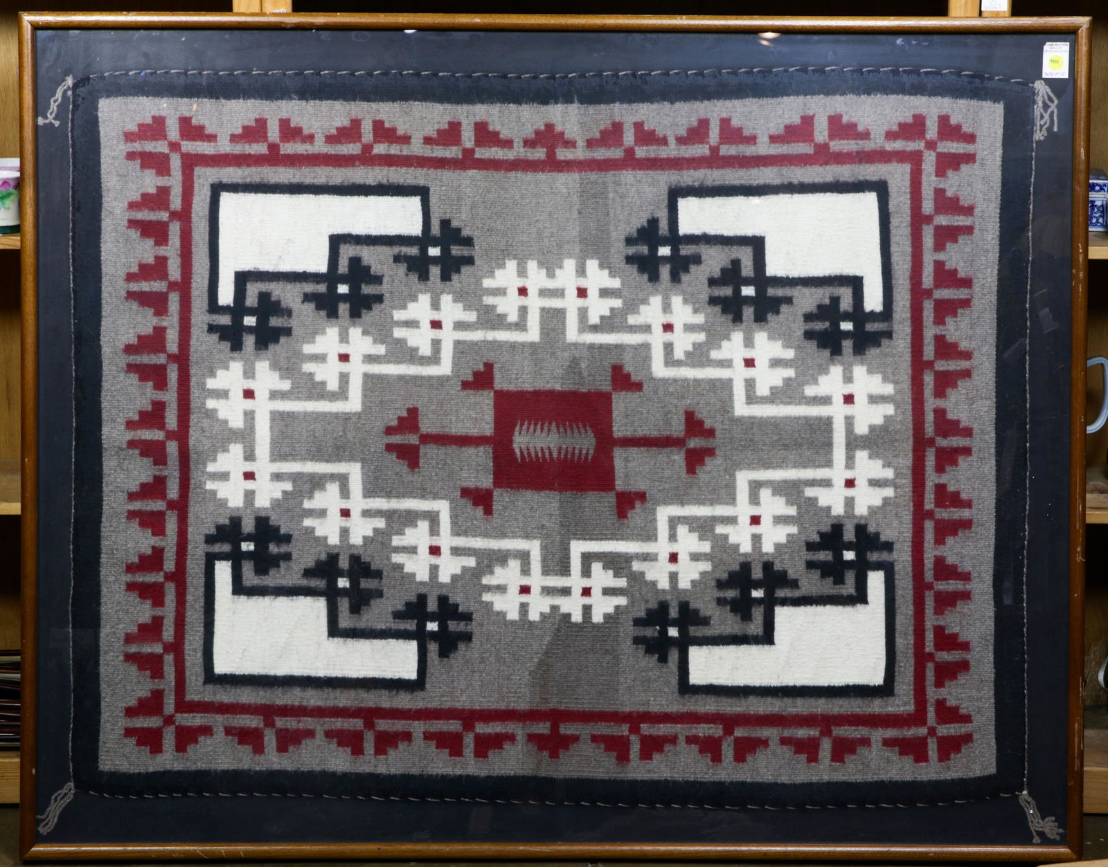 Navajo Two Grey Hills wool rug (1 of 1)