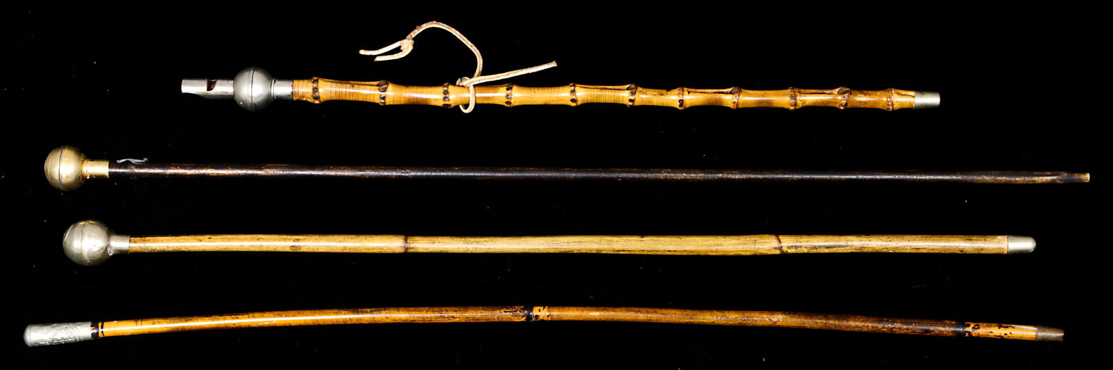 (lot of 4) Swagger Sticks, Mostly British (1 of 4)