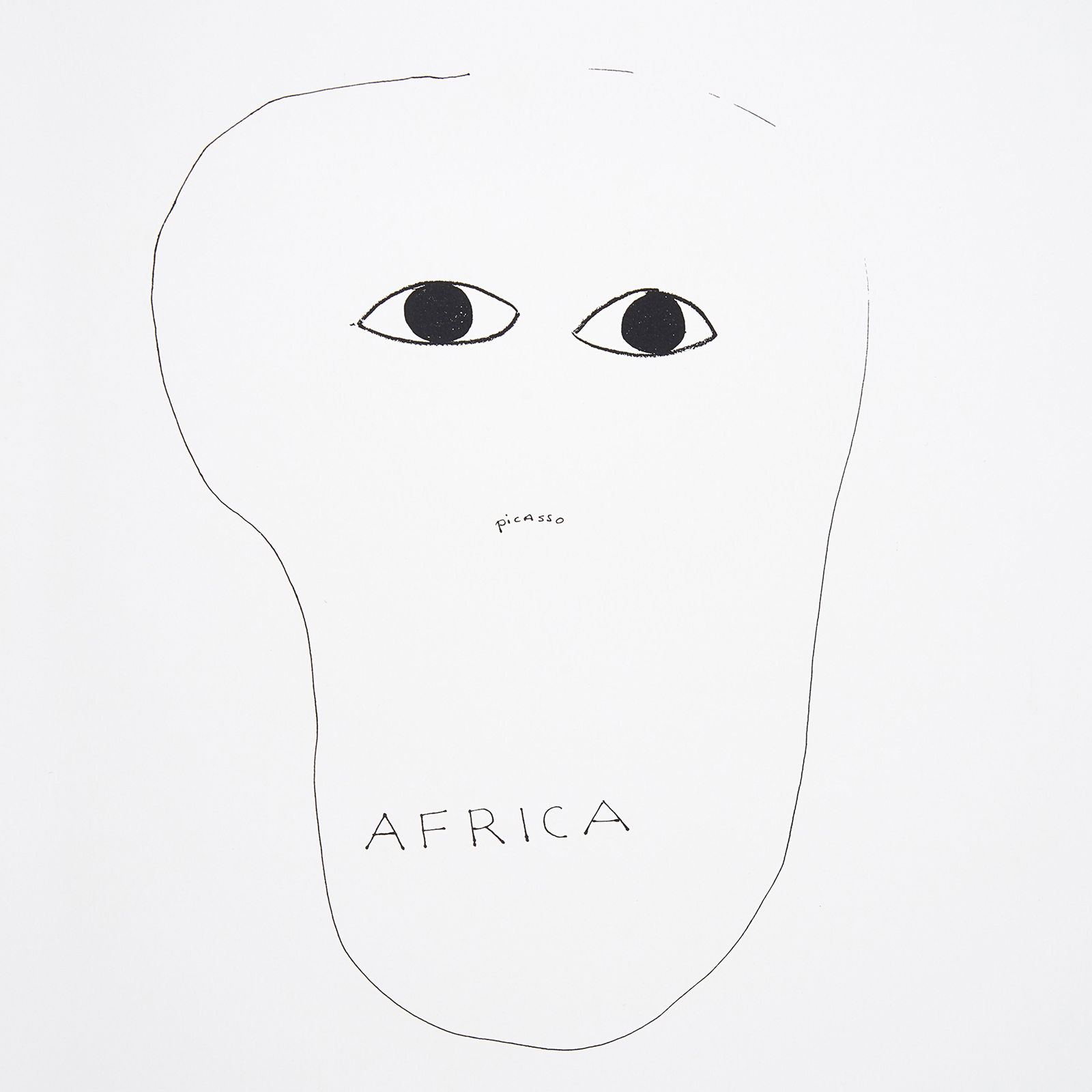 Print, Walter De Maria: Walter De Maria (American, 1935-2013), Untitled (from "Hommage to Picasso)," 1974, screenprint, pencil signed and dated lower right, printer's proof edition 5/6 aside from edition of 31, sheet (unfram