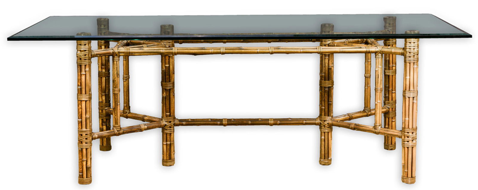 A McGuire San Francisco dining table (1 of 3)