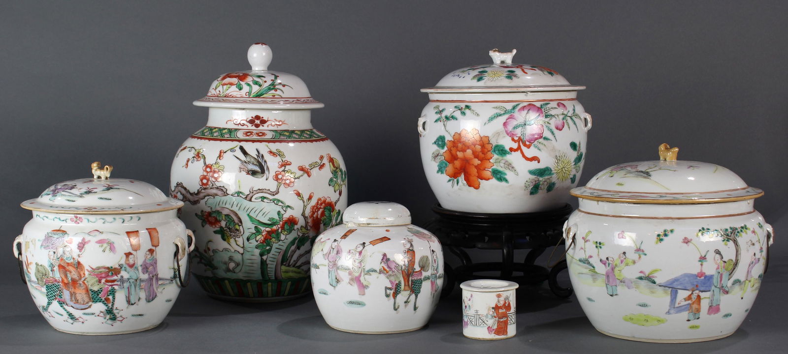 (Lot of 6) A Group of Famille Rose (1 of 7)