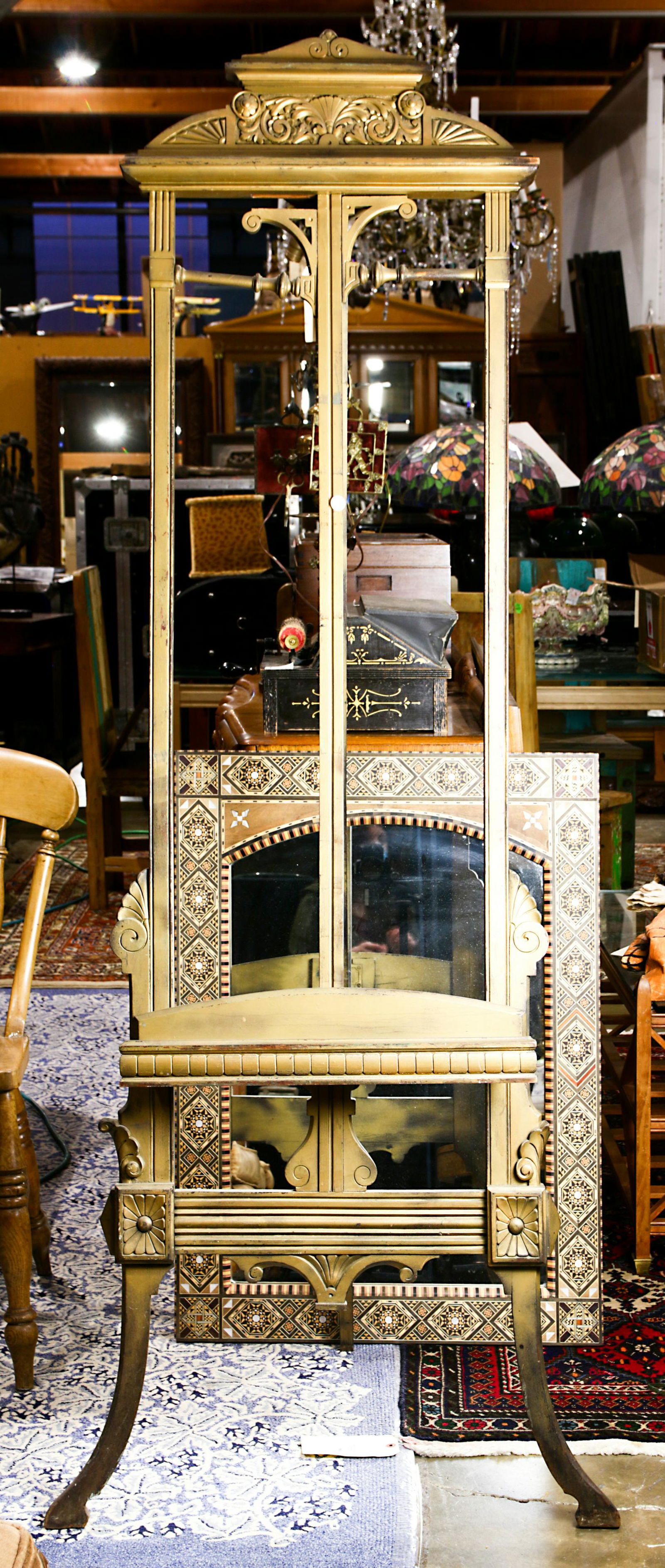 American Aesthetic giltwood easel (1 of 1)