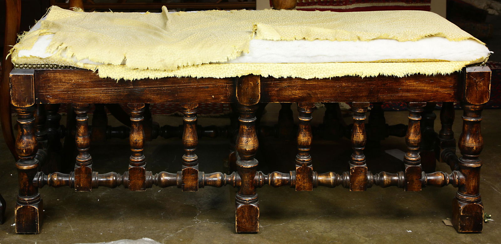 Baroque style Italian bench (1 of 1)