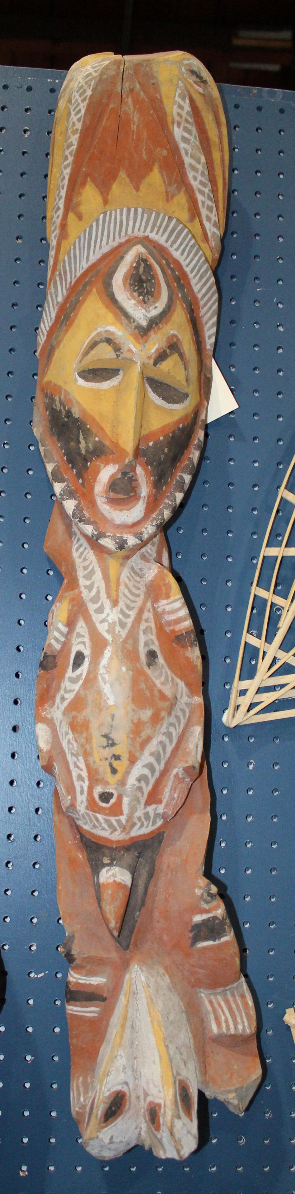 Papua New Guinea Abelam polychrome decorated tall male (1 of 1)