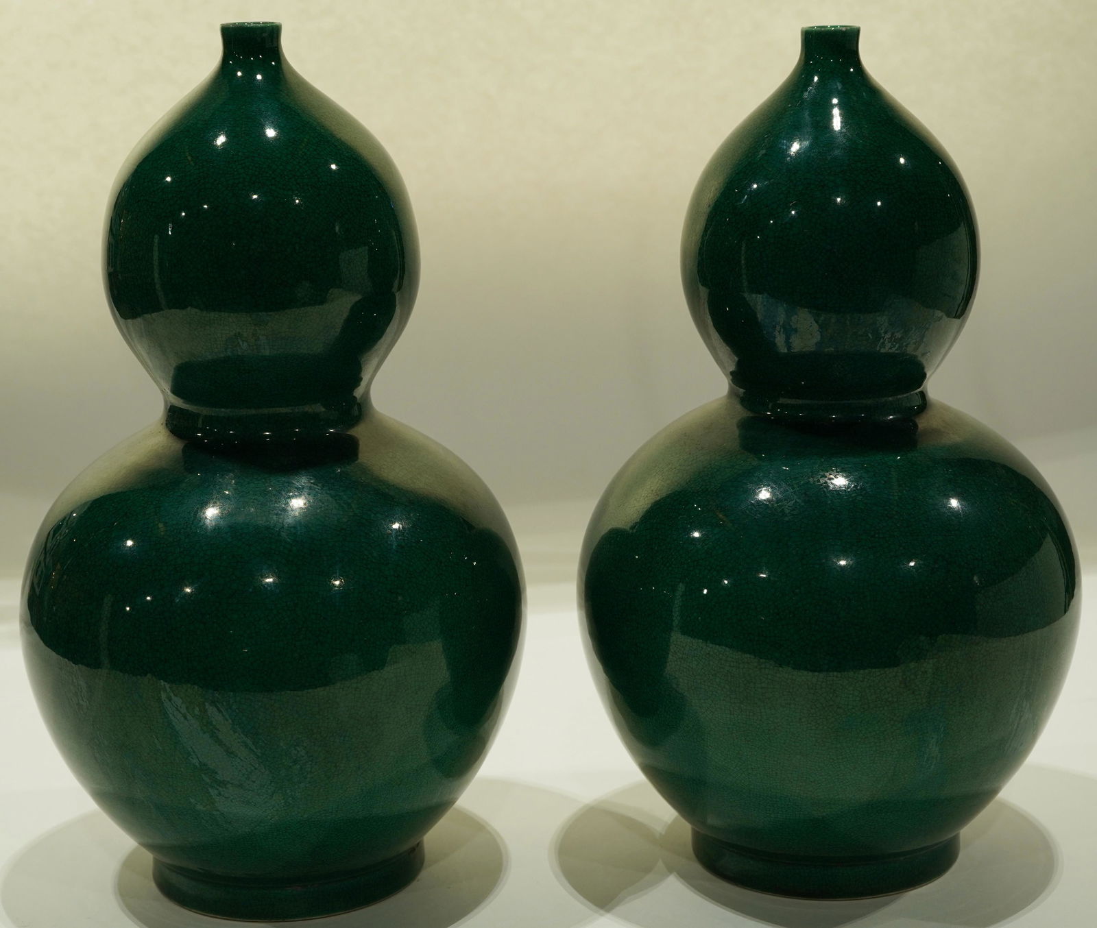 (lot of 2) A Pair of Chinese Double Gourd Vases (1 of 6)