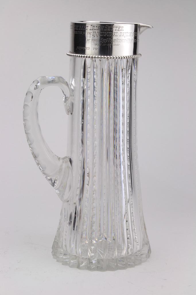 An American sterling mounted brilliant cut glass (1 of 8)