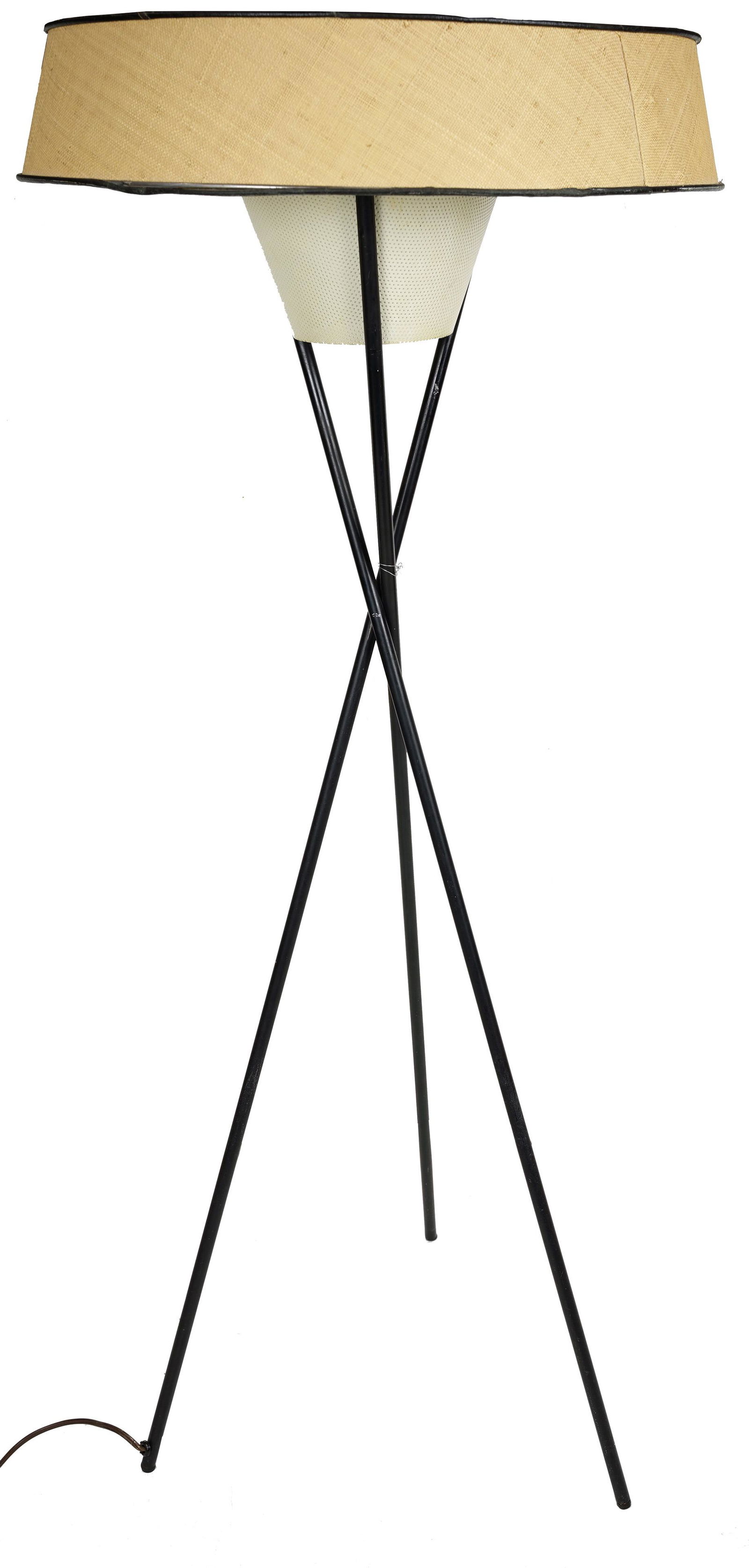 A Gerald Thurston for Lightolier floor lamp, circa (1 of 4)