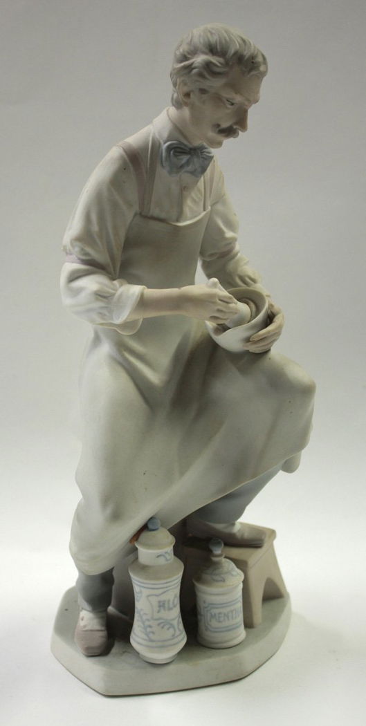 Lladro pharmacist figurine Jun 06, 2009 Clars Auction Gallery in CA