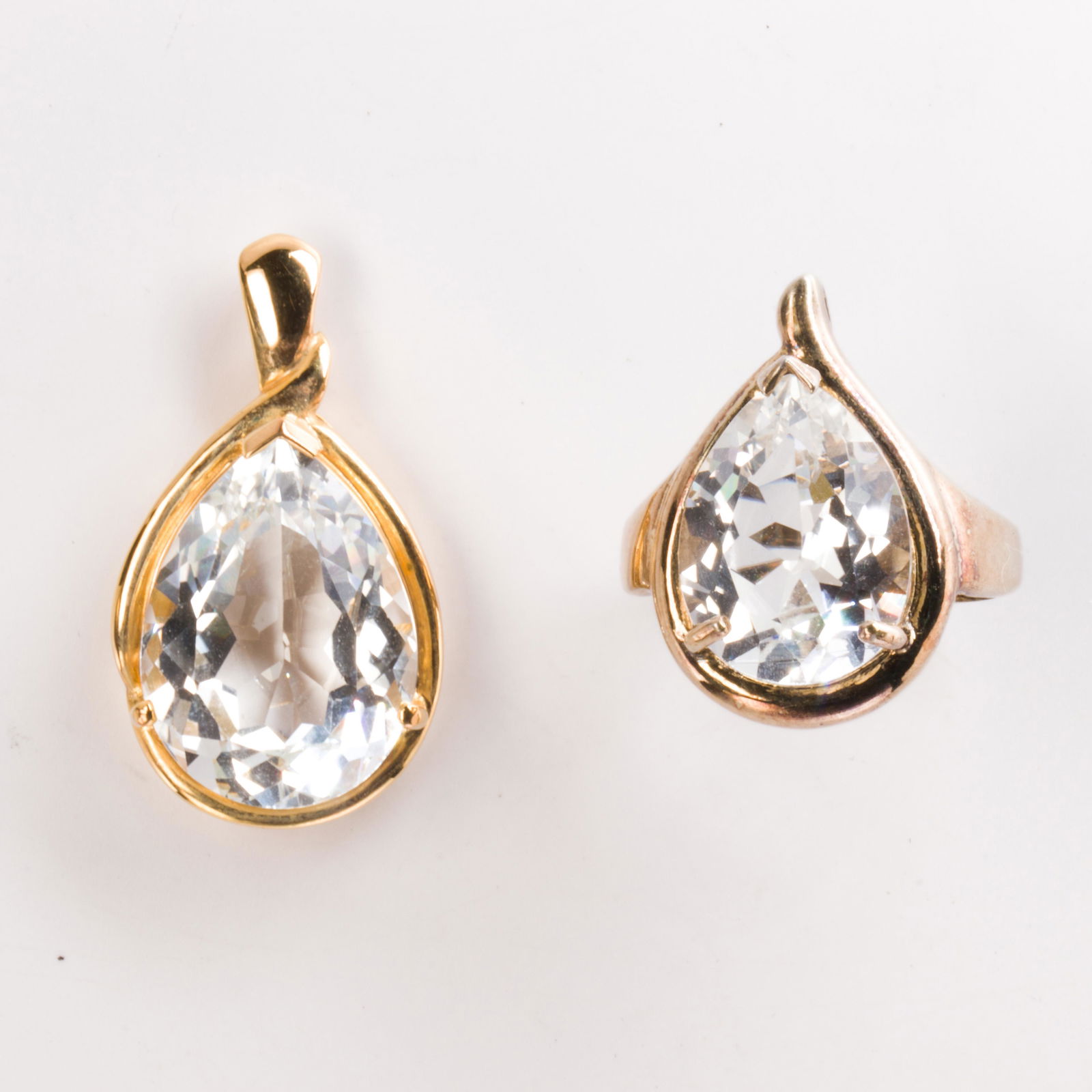 A group of white topaz and sterling jewelry (1 of 1)