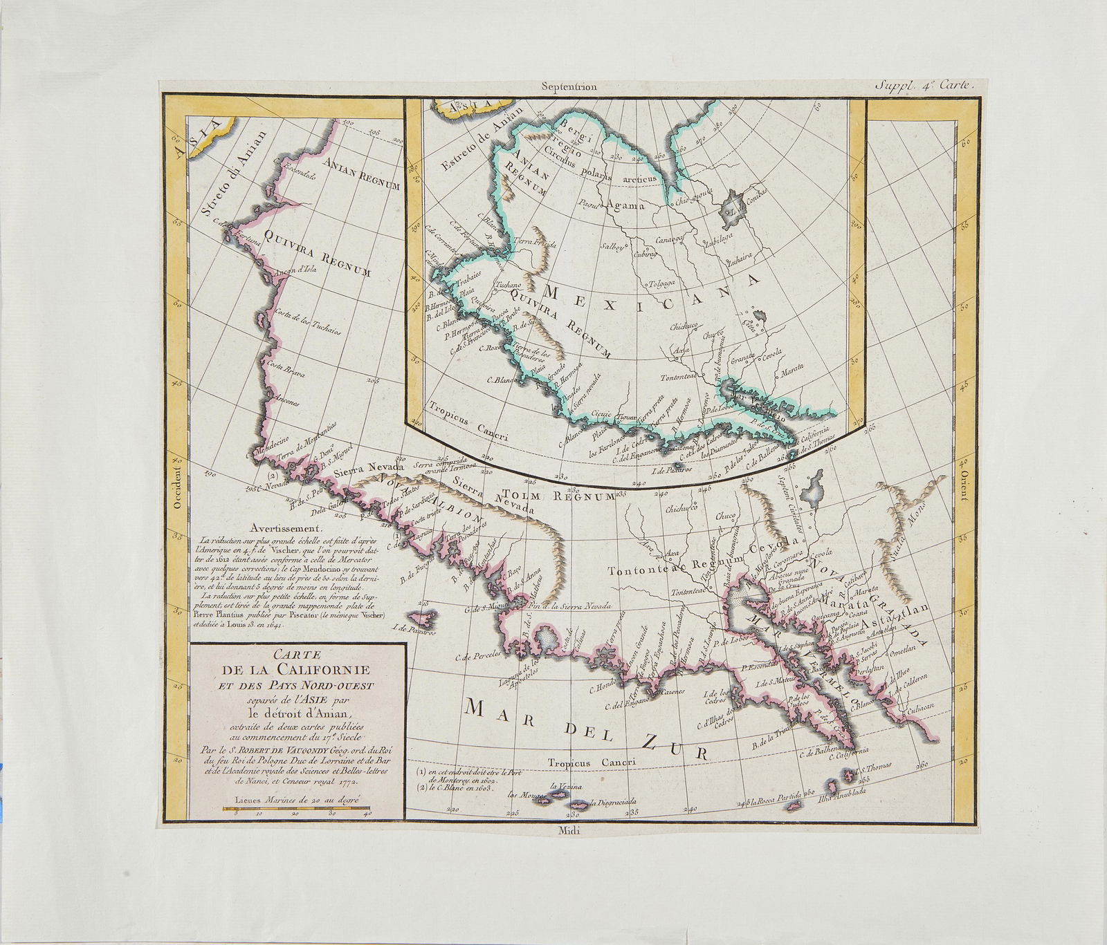 Map, Didier Robert de Vaugondy (1 of 1)