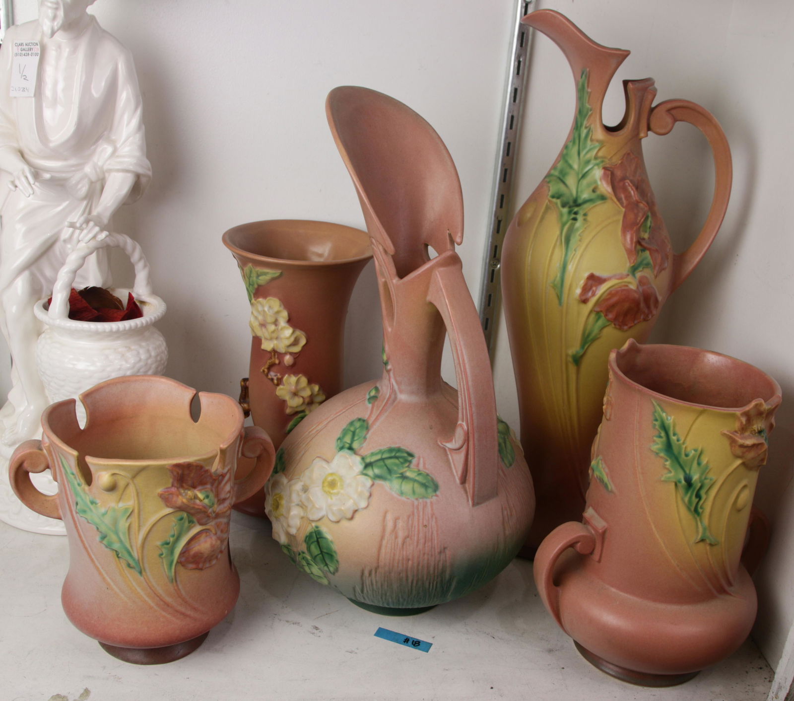 (lot of 5) A Roseville vase group (1 of 1)