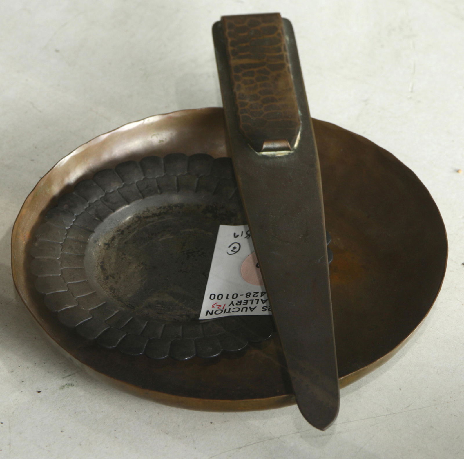 (lot of 3) A Craftsman Studios Arts and Crafts hammered (1 of 1)