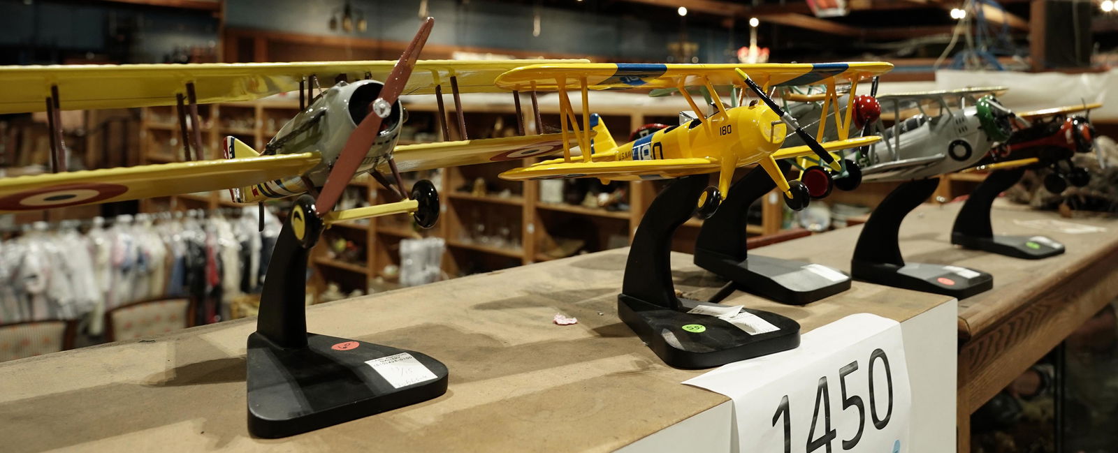 (lot of 5) Collection of model planes including U.S. (1 of 2)