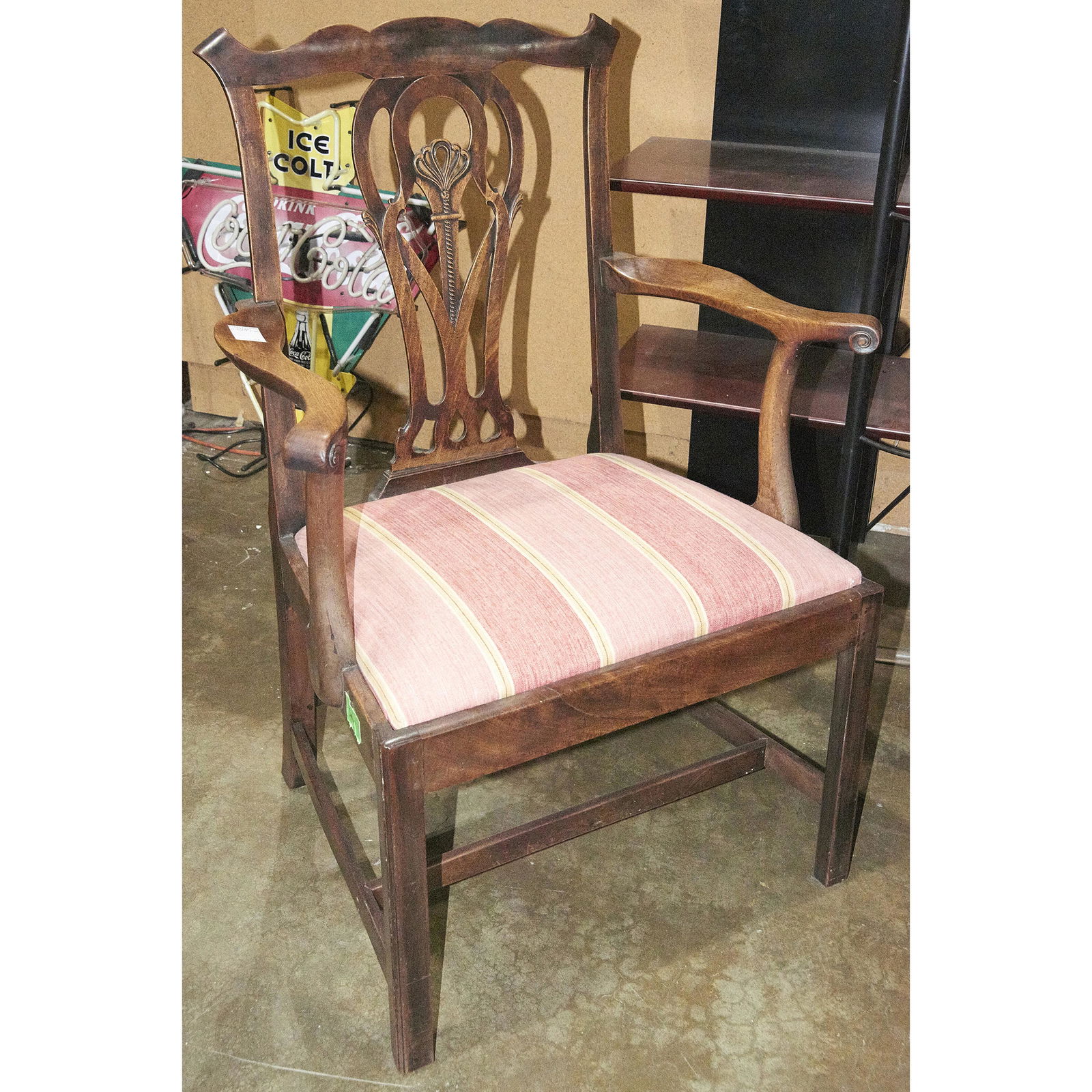 A Chippendale armchair (1 of 1)