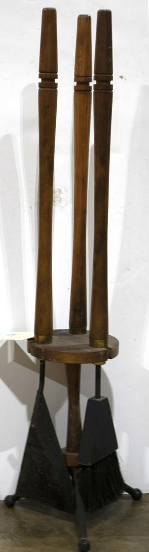 A set of Danish Modern fireplace tools circa 1960 (1 of 1)