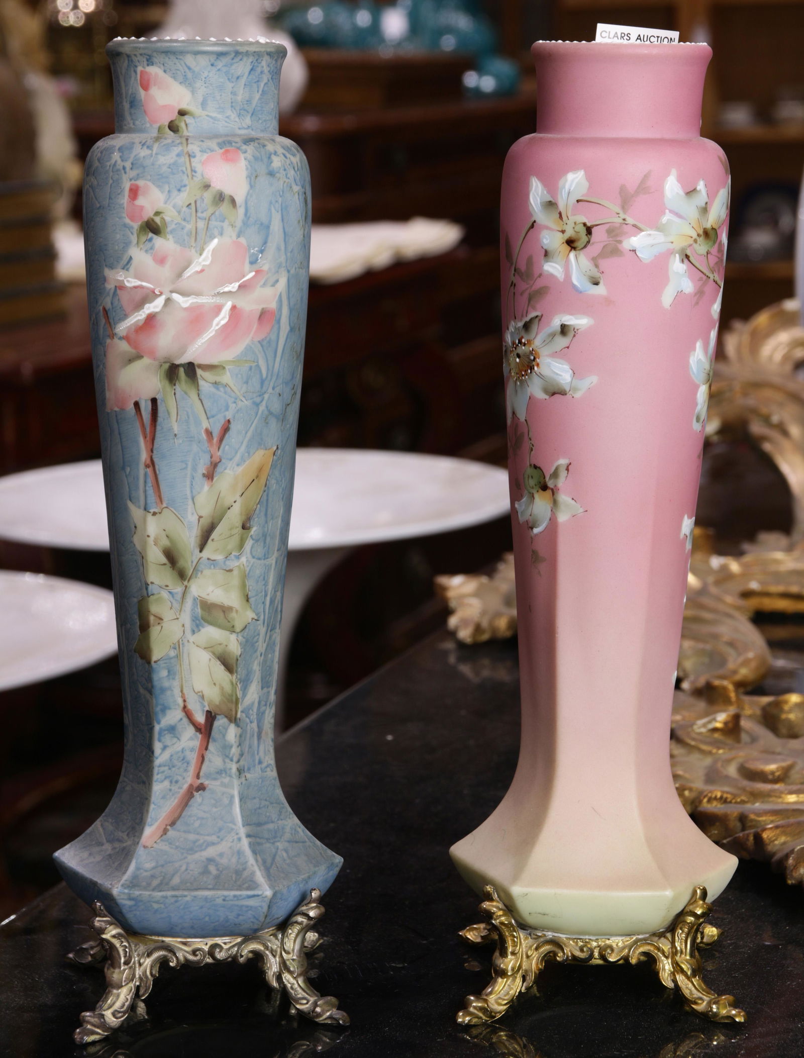 (lot of 2) Wavecrest vases (1 of 1)