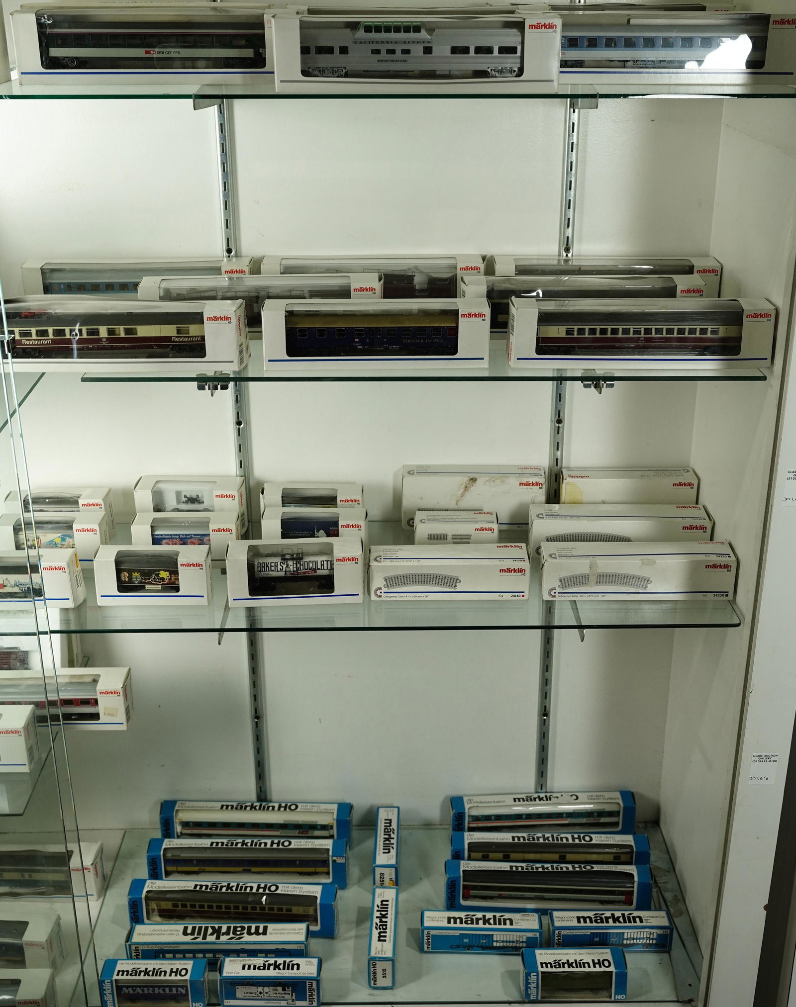 Four shelves of Marklin trains (1 of 1)