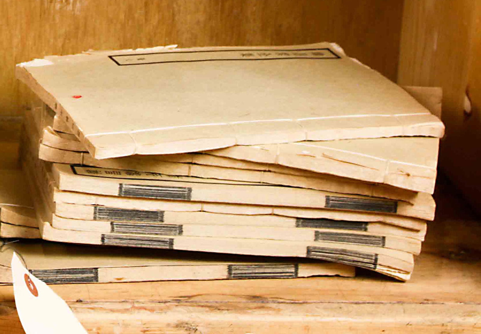 (12) Volumes of old Chinese books (1 of 1)