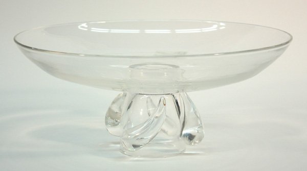 Steuben glass footed bowl