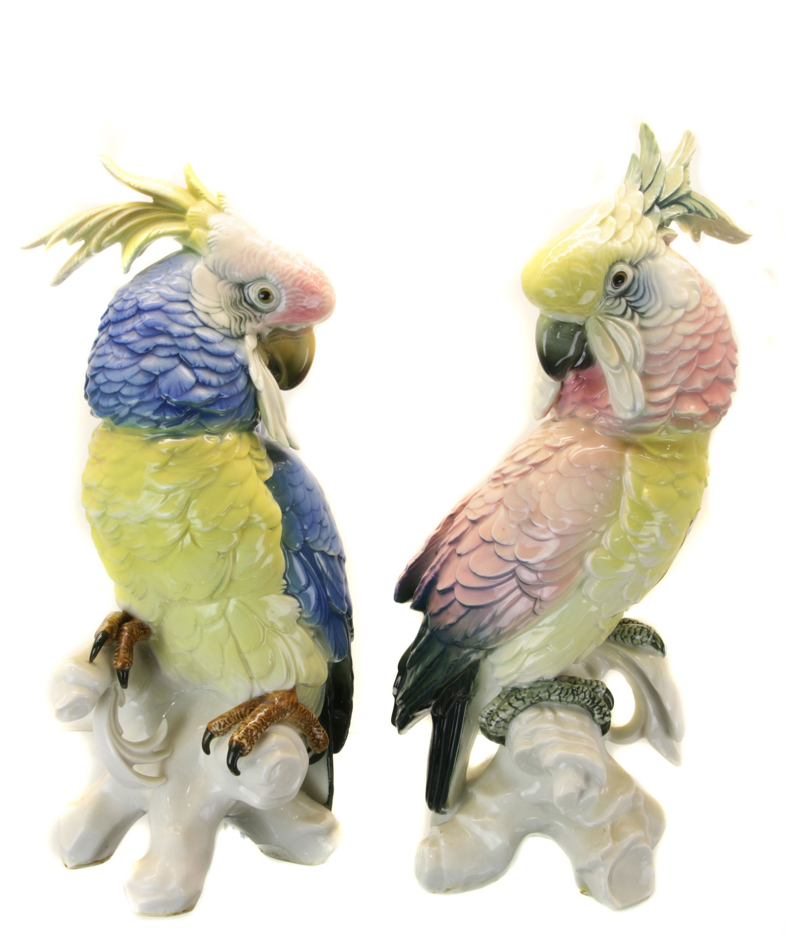 (lot of 2) German porcelain figural sculptures of (1 of 1)