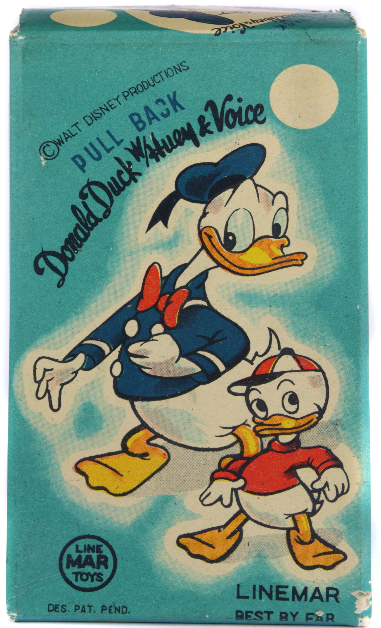 A Linemar Donald Duck pullback toy (1 of 1)