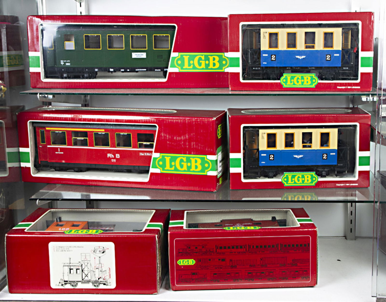 (lot of 6) LGB model train group (1 of 4)
