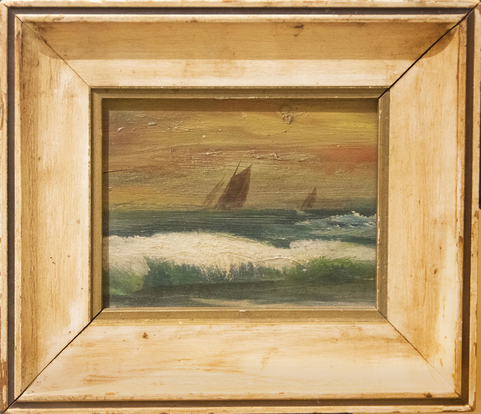 Painting, Ships in the Distance (1 of 2)