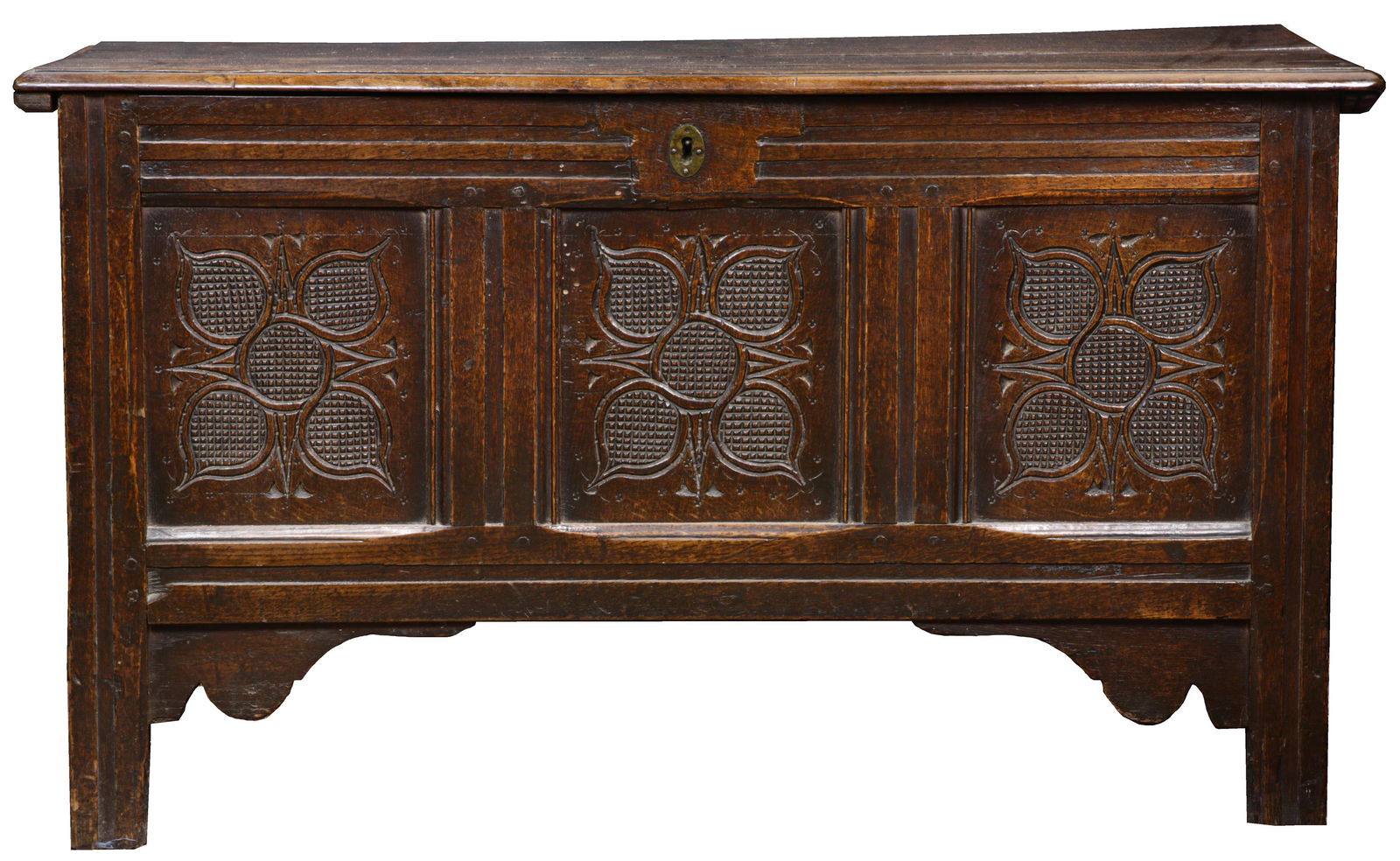 An English oak coffer (1 of 4)