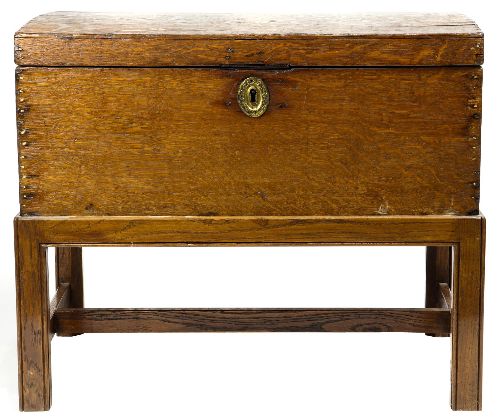 Georgian chest on stand circa 1800 (1 of 5)