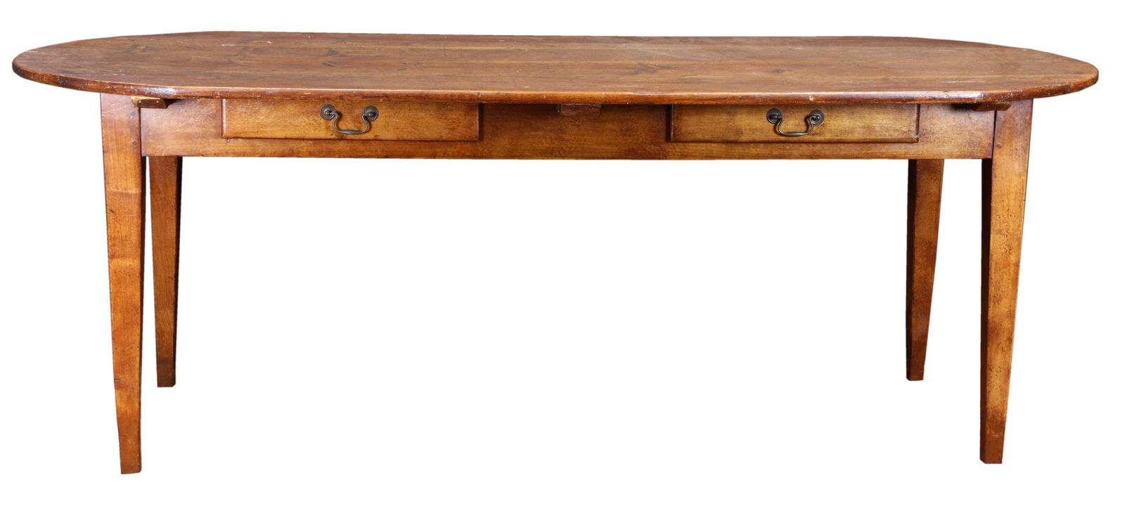 An English country pine work table or dining table (1 of 3)